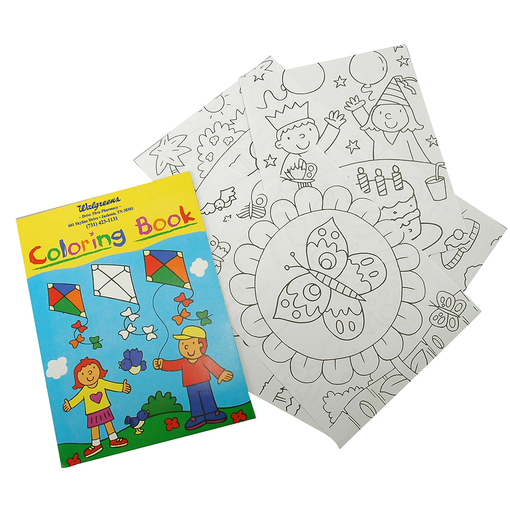 Custom Paper Coloring Books | IL144 - DiscountMugs