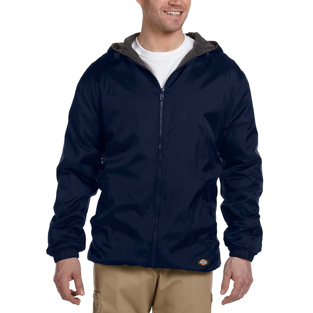 Embroidered Dickies Hooded Nylon Jackets | 33237 - DiscountMugs