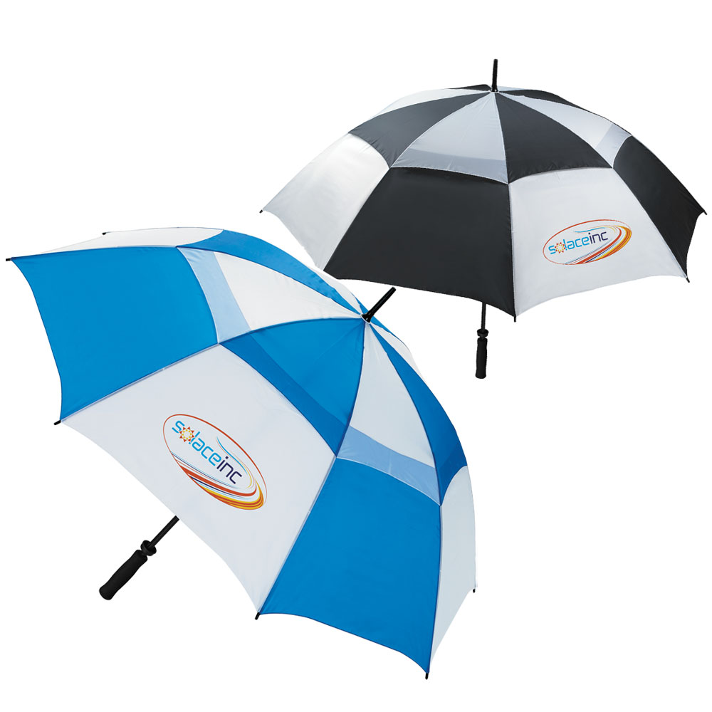 Custom 62in. Ventilated Large Golf Umbrellas X10833 DiscountMugs