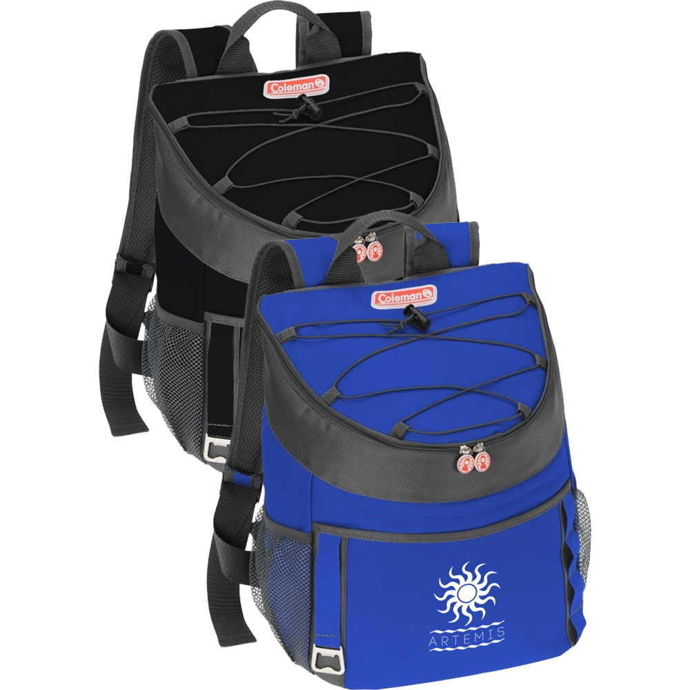 Printed 28Can Coleman Backpack Coolers VPVCLM013 DiscountMugs