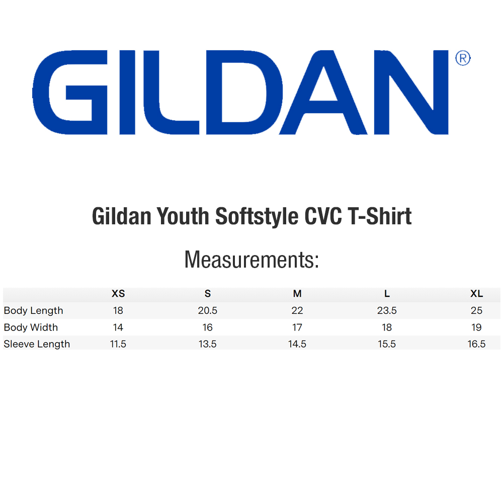 Affordable Gildan Youth Softstyle CVC T-Shirt |G670B - DiscountMugs