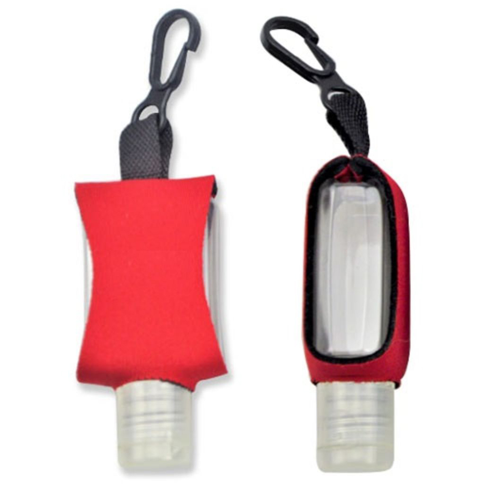 Bulk 60 ml Hand Sanitizers with Sleeves and Carabiner IDHSN60