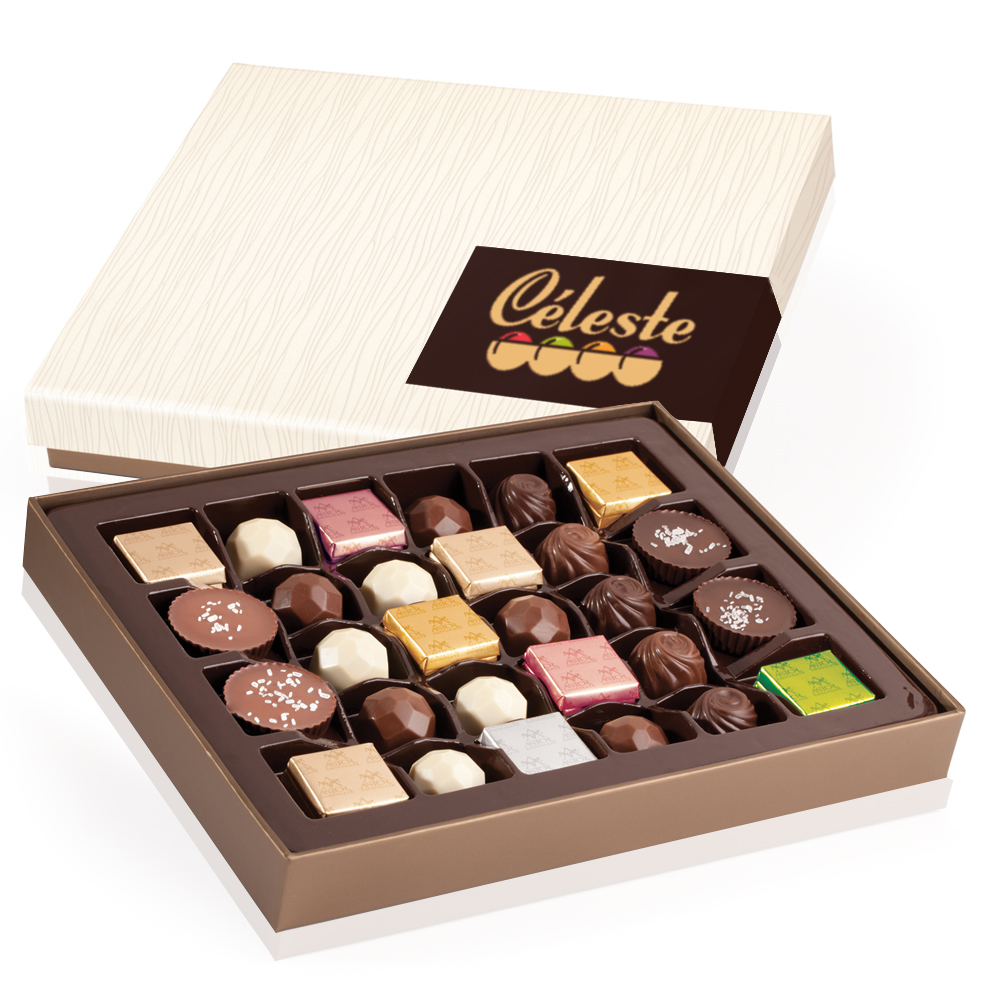 Personalized Premium Assorted Belgian Chocolates in Gift Boxes X10355 DiscountMugs