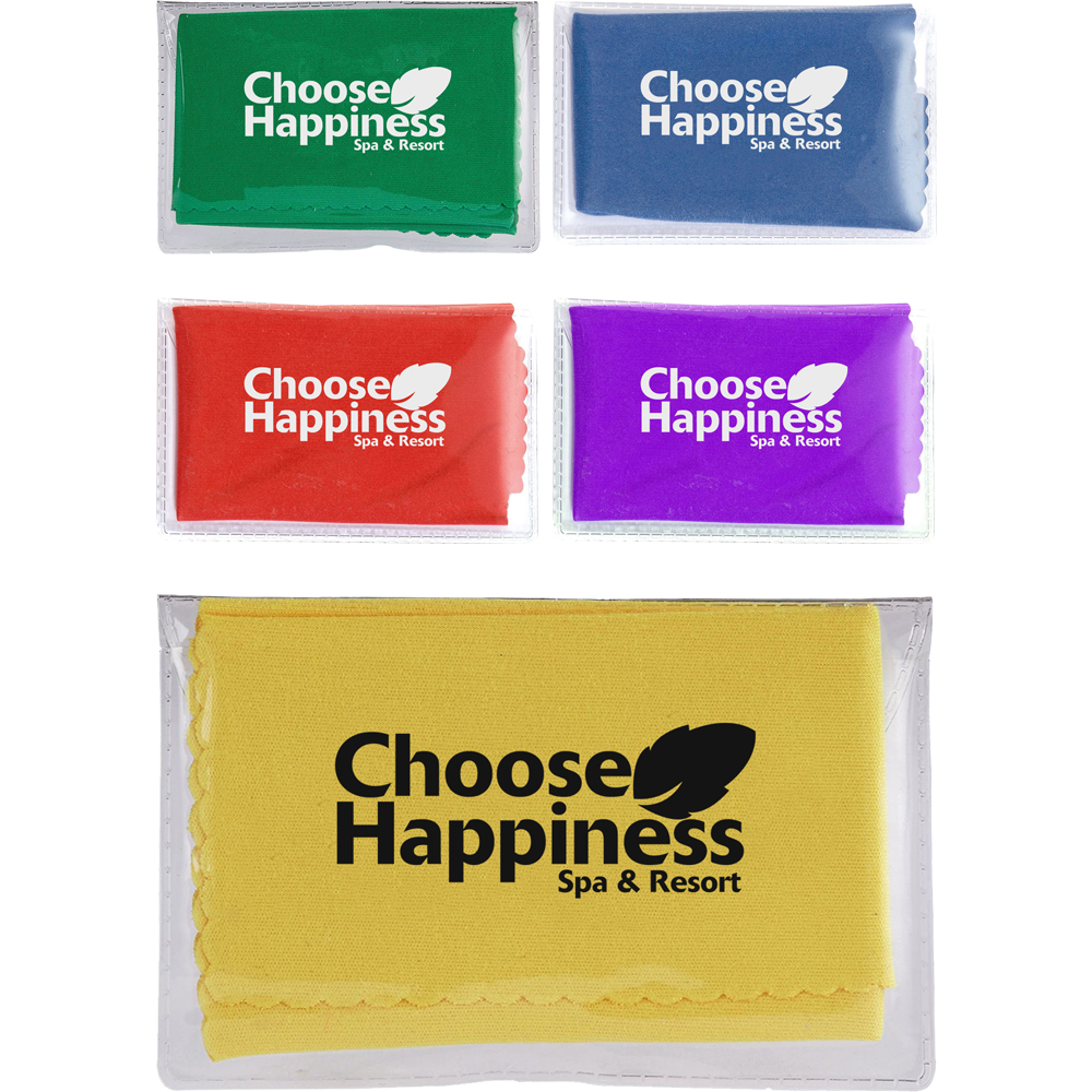 Personalized Microfiber Cleaning Cloths INMK15 DiscountMugs