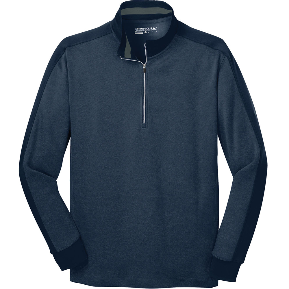 Custom Nike Polyester Dri FIT Half Zip Cover Up Pullovers |SA578673 ...