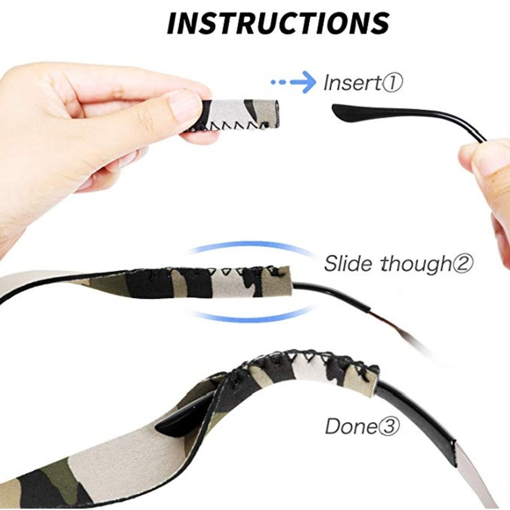 Personalized Sublimation Eyeglass Retainer Neoprene Strap |IDEGRDS03 ...