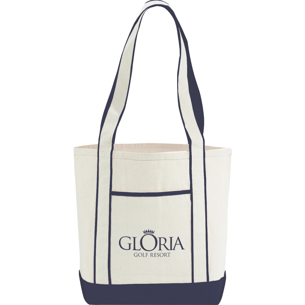 Personalized Top Sail Cotton Boat Totes | LE790006 - DiscountMugs