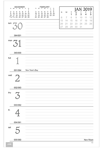 Custom Weekly Memo Calendars | X11613 - DiscountMugs