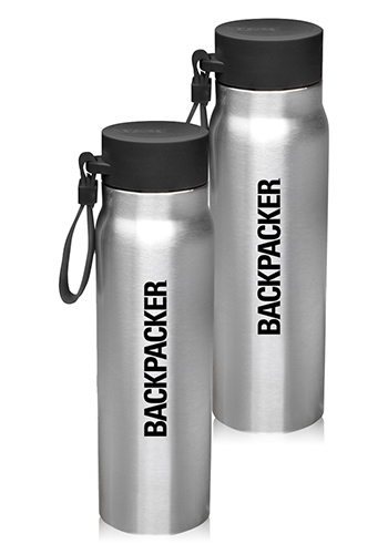 Custom 17 oz. Vacuum Water Bottles w/ Carry Strap | SB233 - DiscountMugs