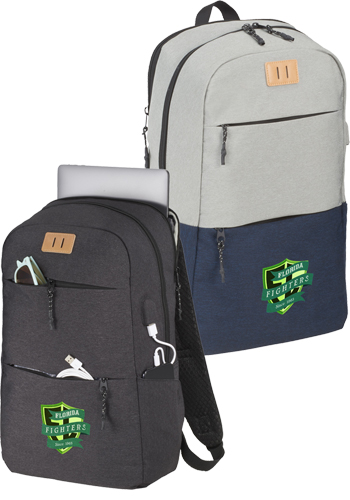 Linden Computer Back Printed Linden 15 Inch Computer Backpacks |LE385021 - DiscountMugs
