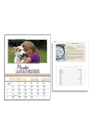 Custom Triumph Recipe Pockets Calendars | X11534 - DiscountMugs