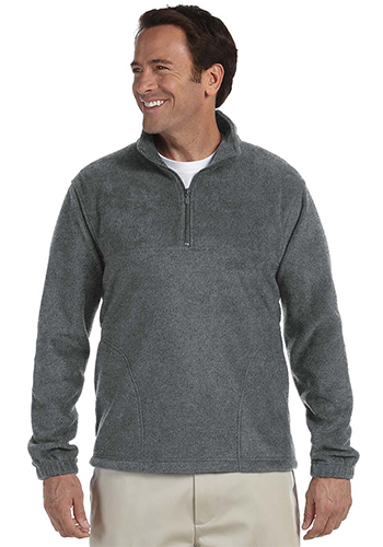 Embroidered Harriton Fleece Pullover Jackets | M980 - DiscountMugs