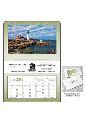 Custom Triumph Single Pocket Calendars | X11581 - DiscountMugs