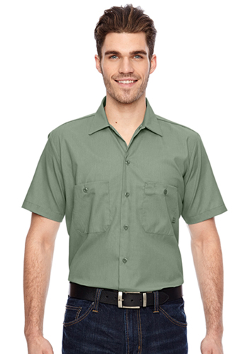 Embroidered Dickies Mens Short Sleeve Work Shirts | LS535 - DisocuntMugs