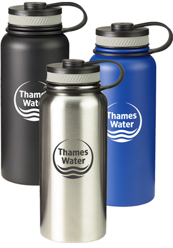 Printed 27 oz. Rainier Stainless Steel Bottles |EM4725 - DiscountMugs