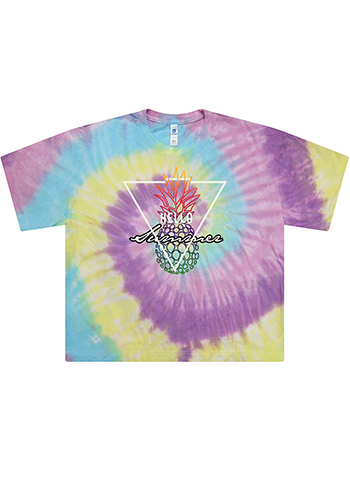 Unworn Tie Dye Cropped Tees - /XL
