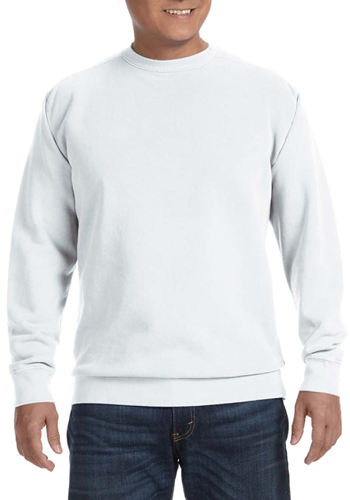 Embroidered Comfort Colors Adult Crew Neck Sweatshirts | CC1566 ...