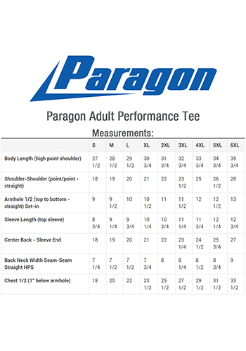 paragon chappal size chart