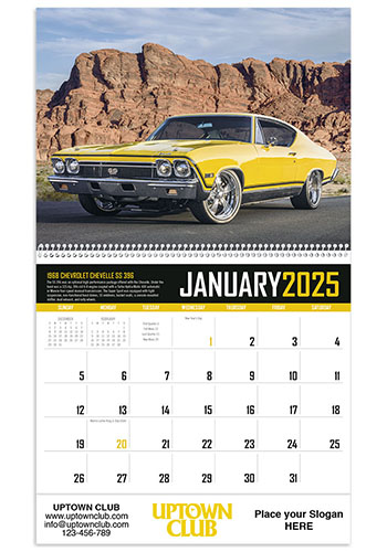 Custom Muscle Cars Triumph Calendars | X11338 - DiscountMugs