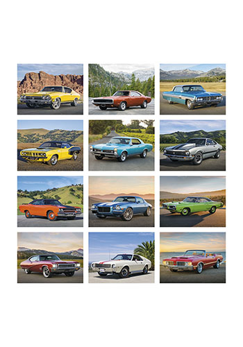 Custom Muscle Cars Triumph Calendars | X11338 - DiscountMugs