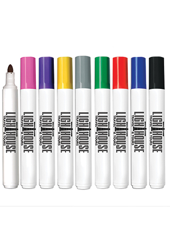 Printed USA Made Bullet Tip Dry Erase Markers |LQ2400 - DiscountMugs